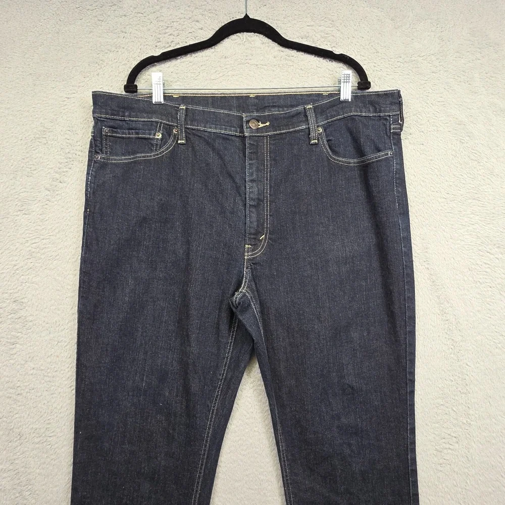 Levis 541 Jeans Mens 40x32 Black Athletic Tapered Leg Denim Dark Wash Classic‎